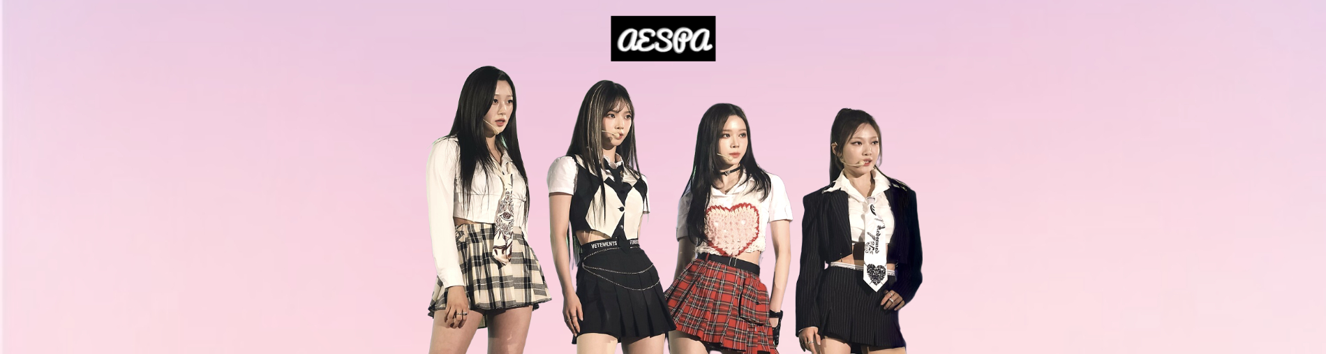 에스파, Dirty Work의 멤버들 사진