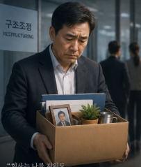 ai에 의해 해고당한 중년의 모습