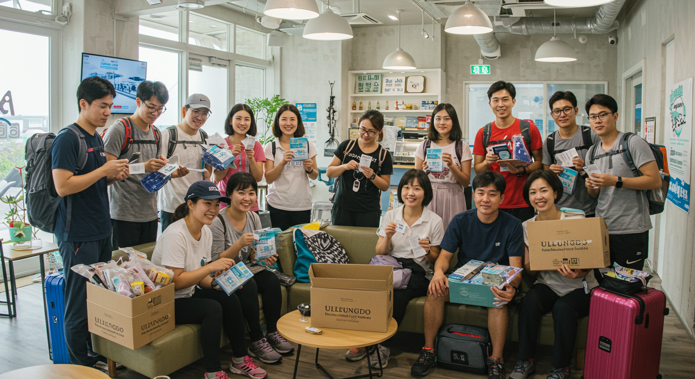 울릉도 패키지와 자유여행