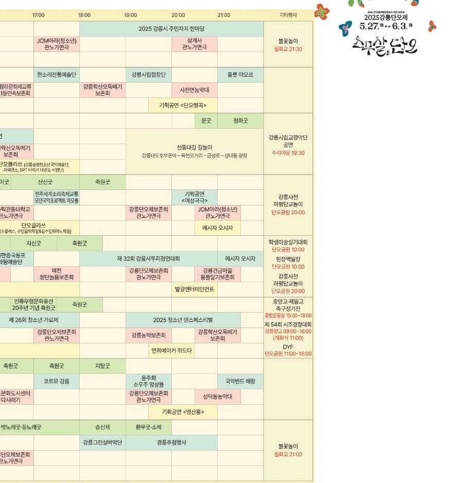 2025 강릉단오제: 천년을 이어온 신명나는 축제