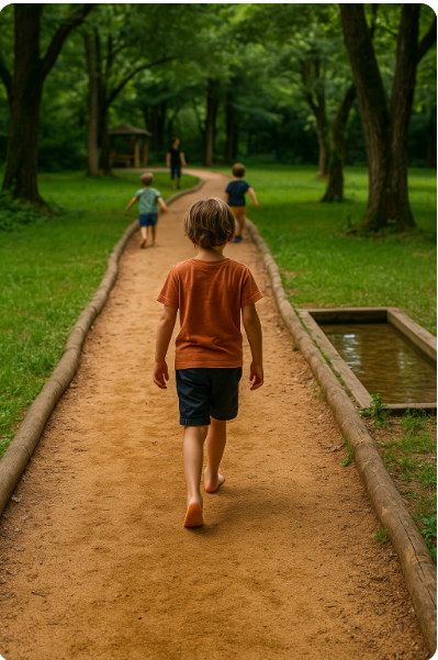 오송 맨발걷기길 조성