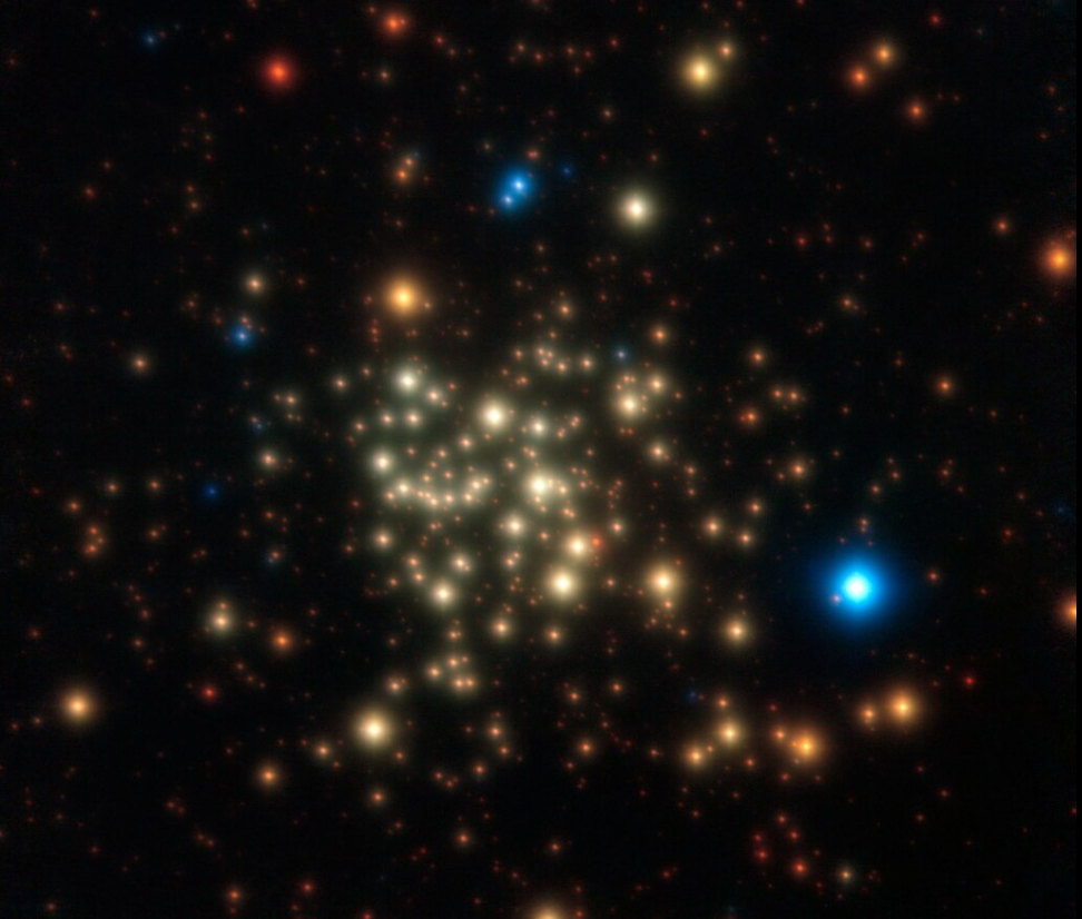 아치스 성단의 고질량 항성들, 은하계를 비추다