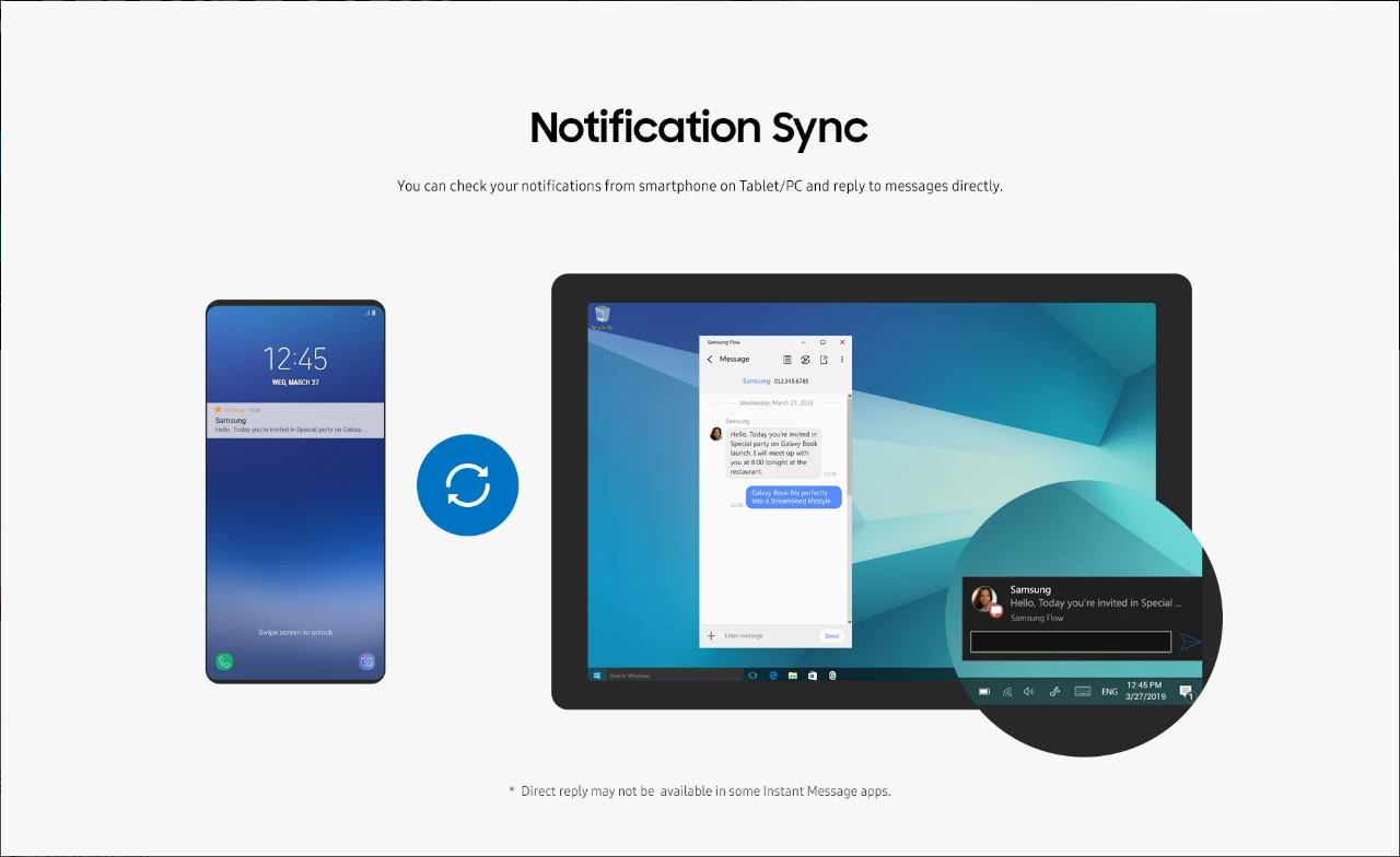 삼성플로우, Samsung Flow, 태블릿, PC와 갤럭시 휴대폰 연결하기, 화면 공유하기