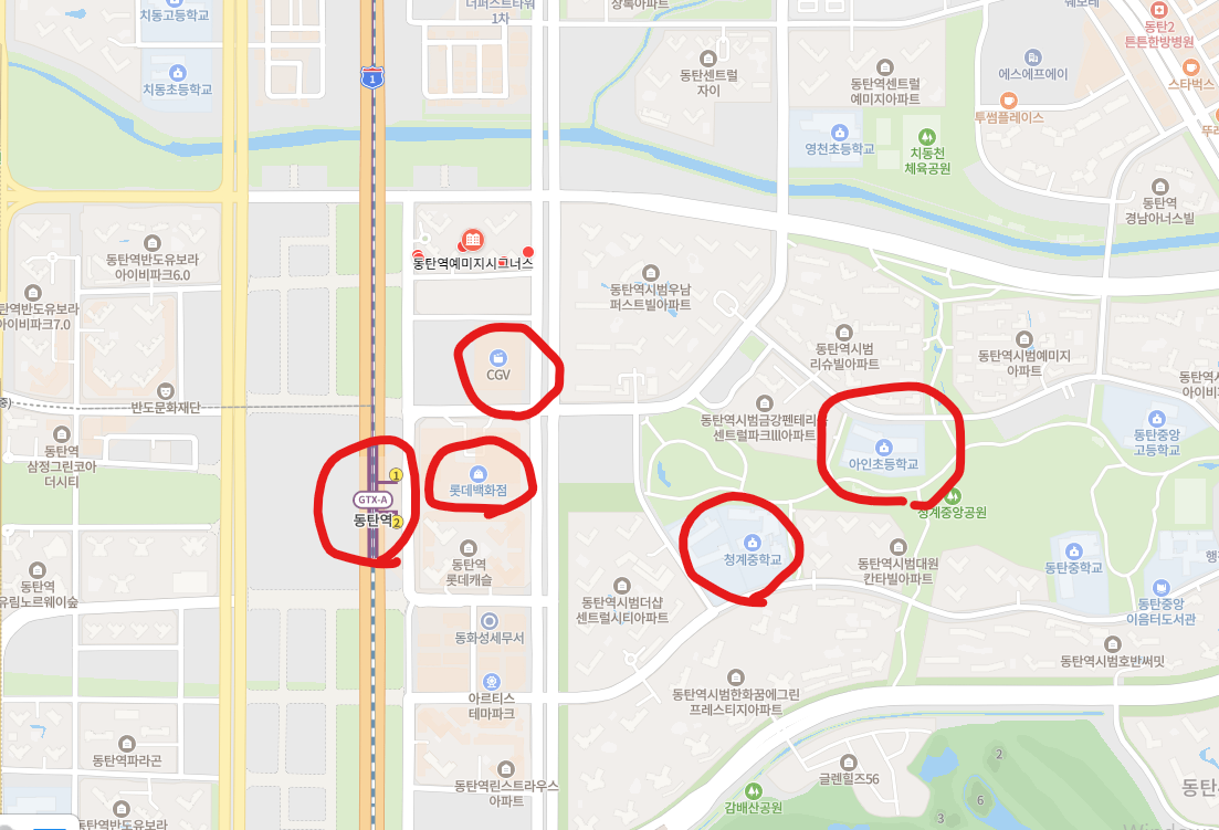 동탄 예미지 시그너스 입지조건