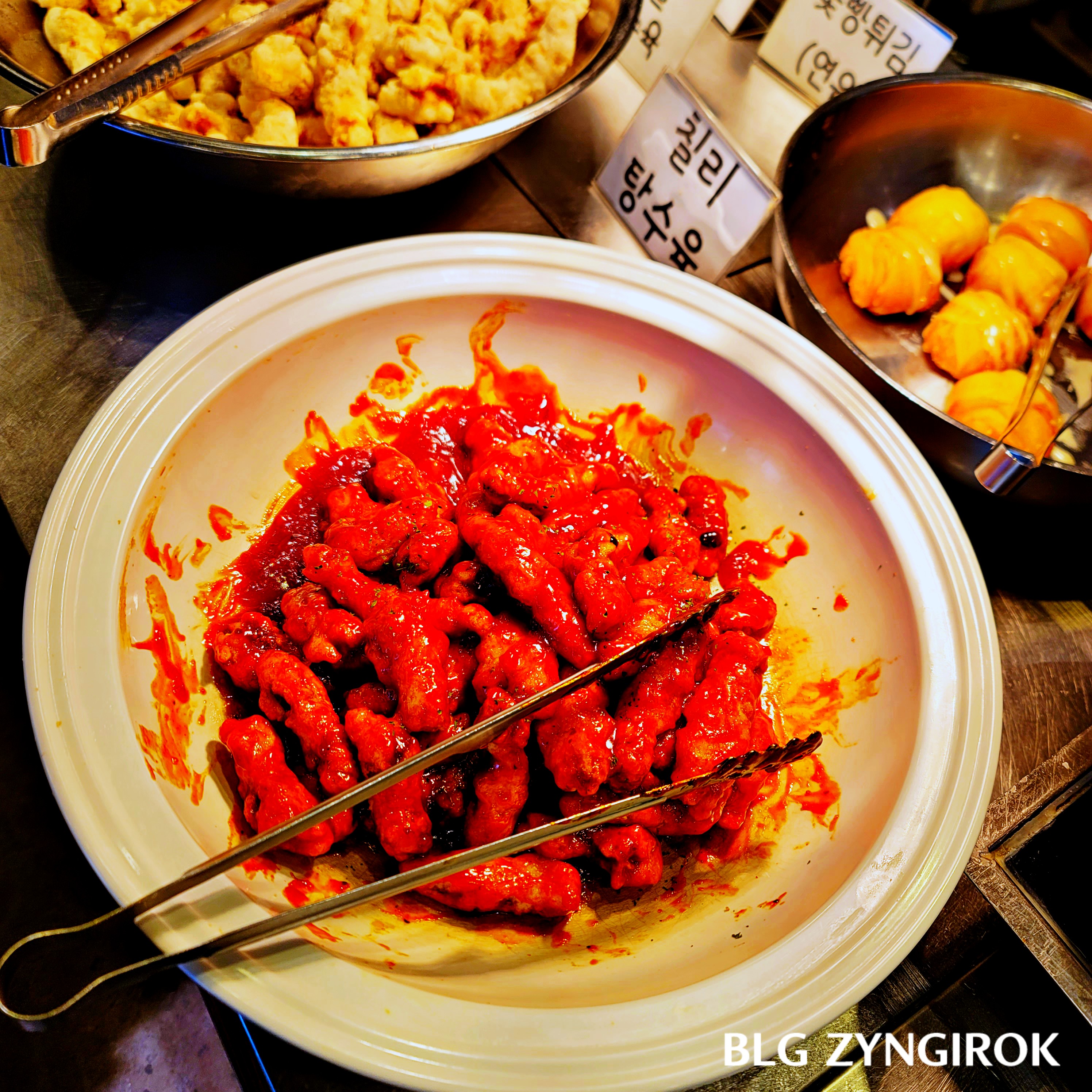 하얼빈 - 칠리 탕수육 모습이다.