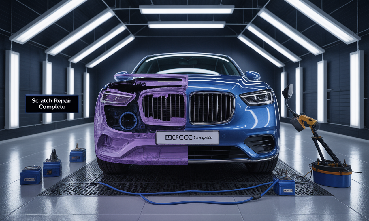 자동차 스크래치 셀프 수리 요령