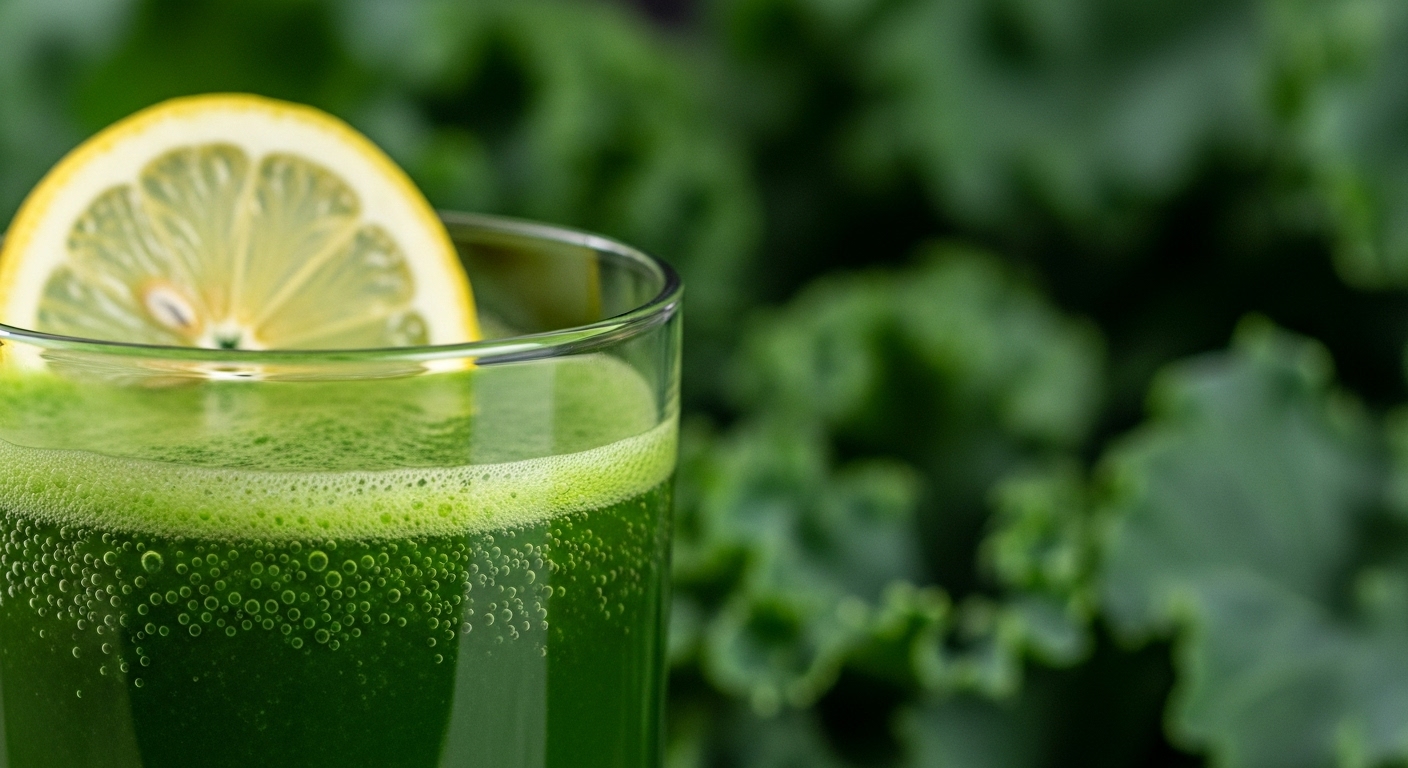 곱슬케일분말탄산수