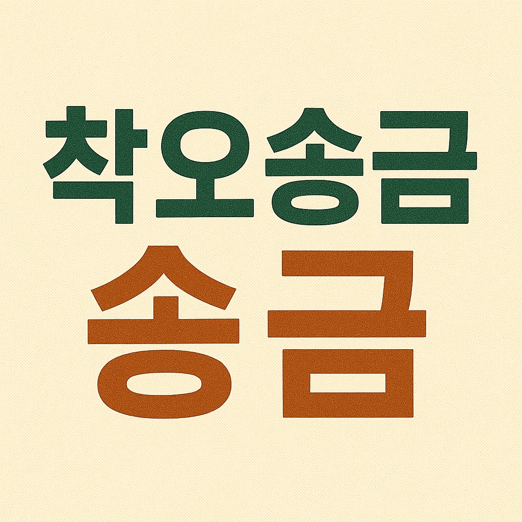 착오송금 반환 신청
