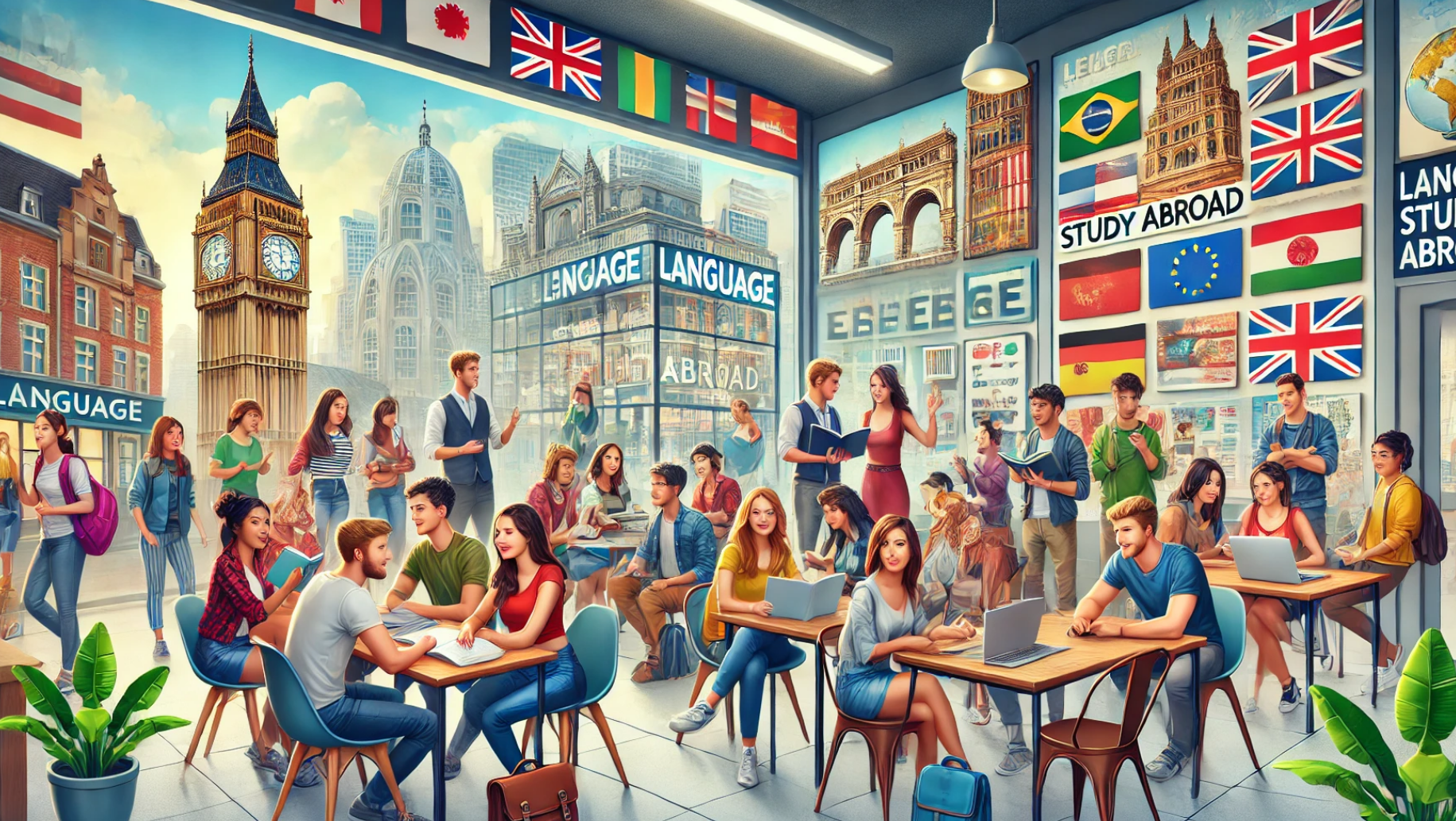 어학 연수 사진