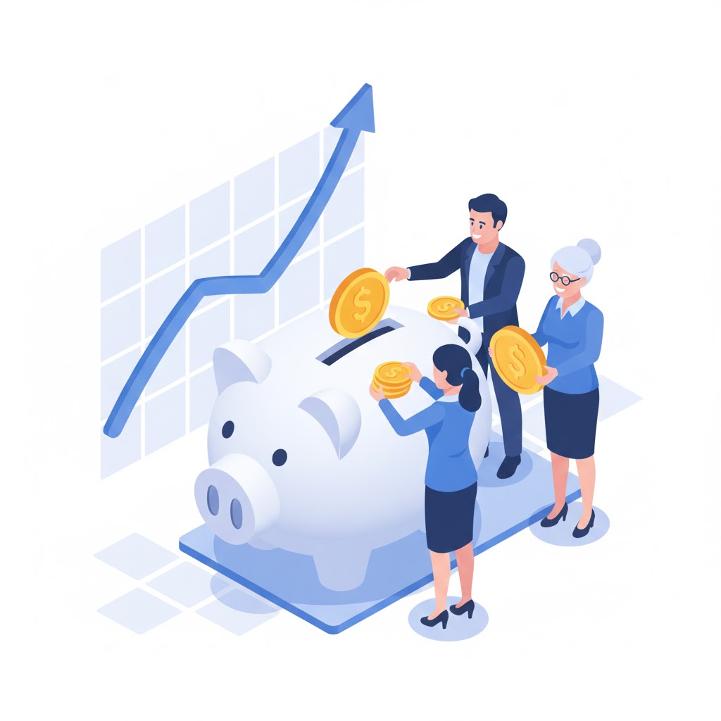 세대간 화합을 위한 연금 적립