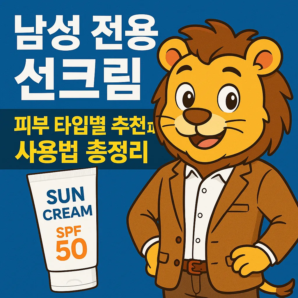 2025 남성 전용 선크림 : 피부 타입별 추천과 사용법 총정리