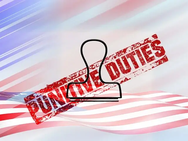 무역 관세 도장