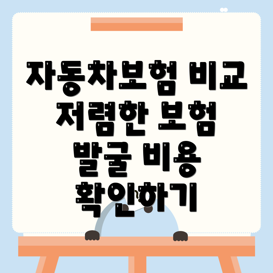 자동차보험 비교견적