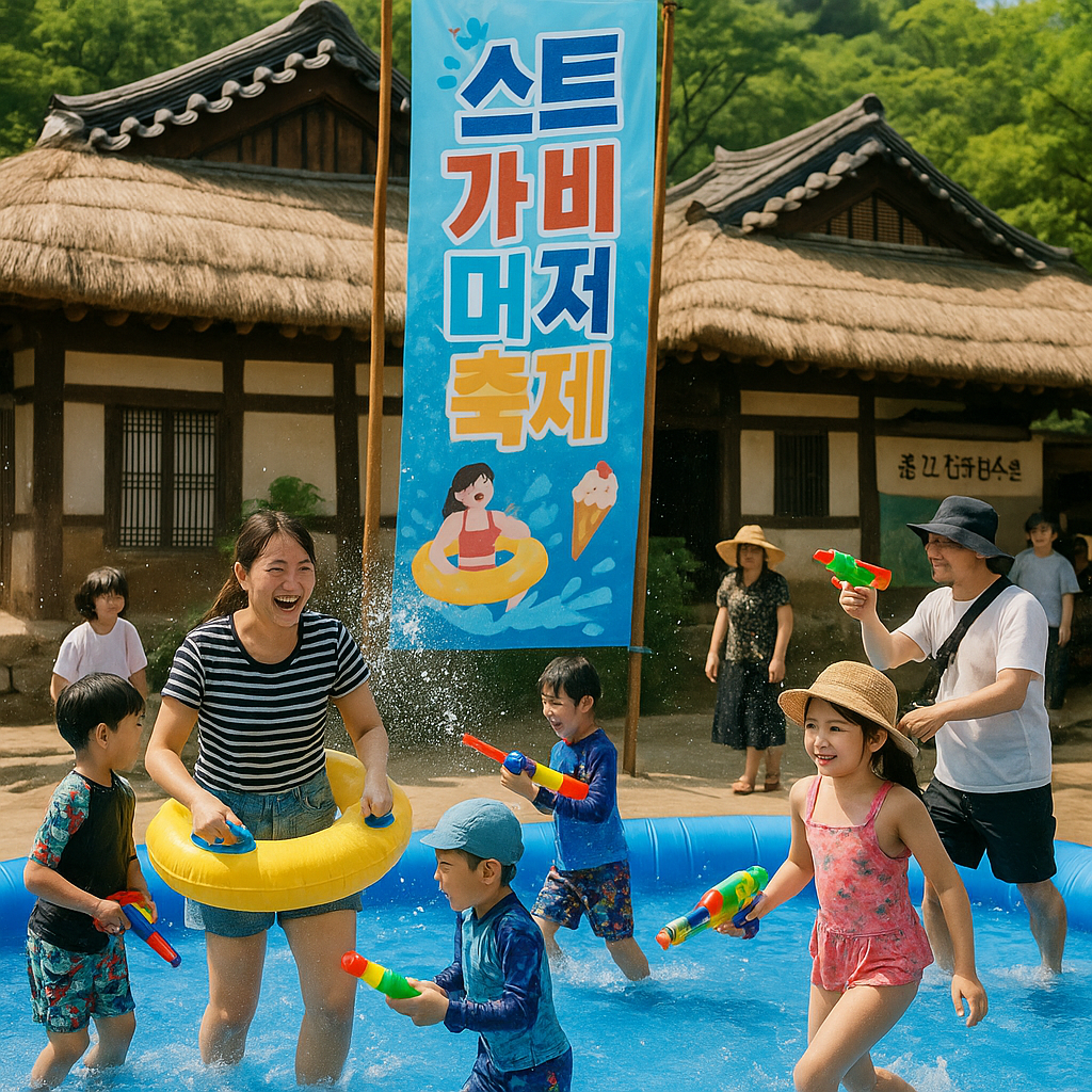 용인 한국민속촌 여름축제 관련 사진