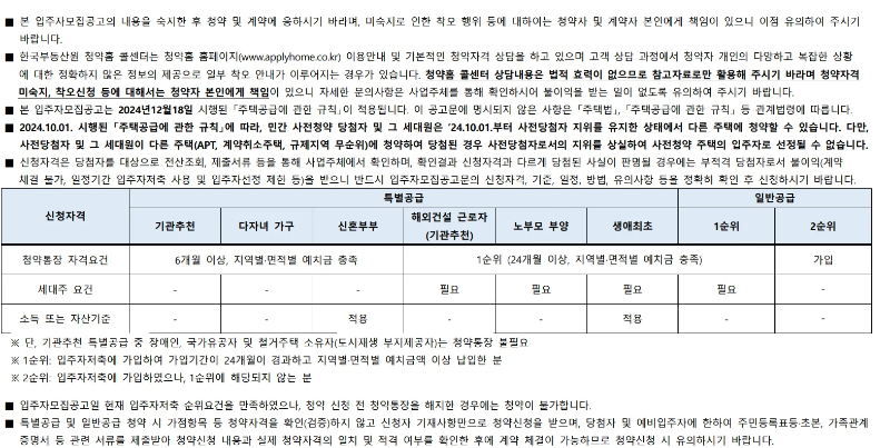 공통 유의사항