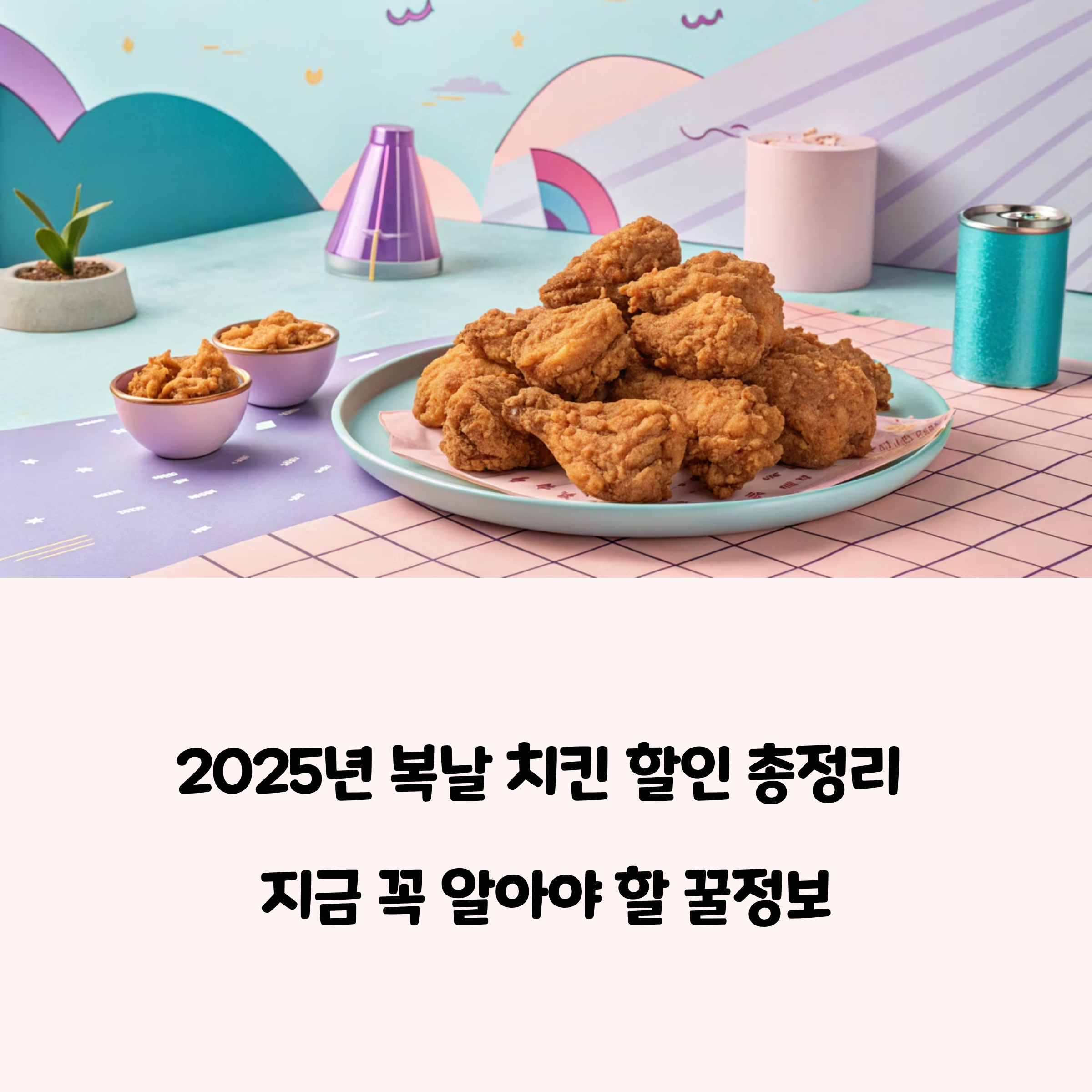 2025년 복날 치킨 할인 총정리, 지금 꼭 알아야 할 꿀정보