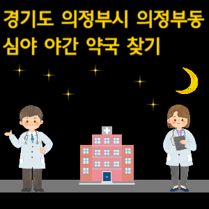 의정부시 의정부동 심야 야간 약국 찾기
