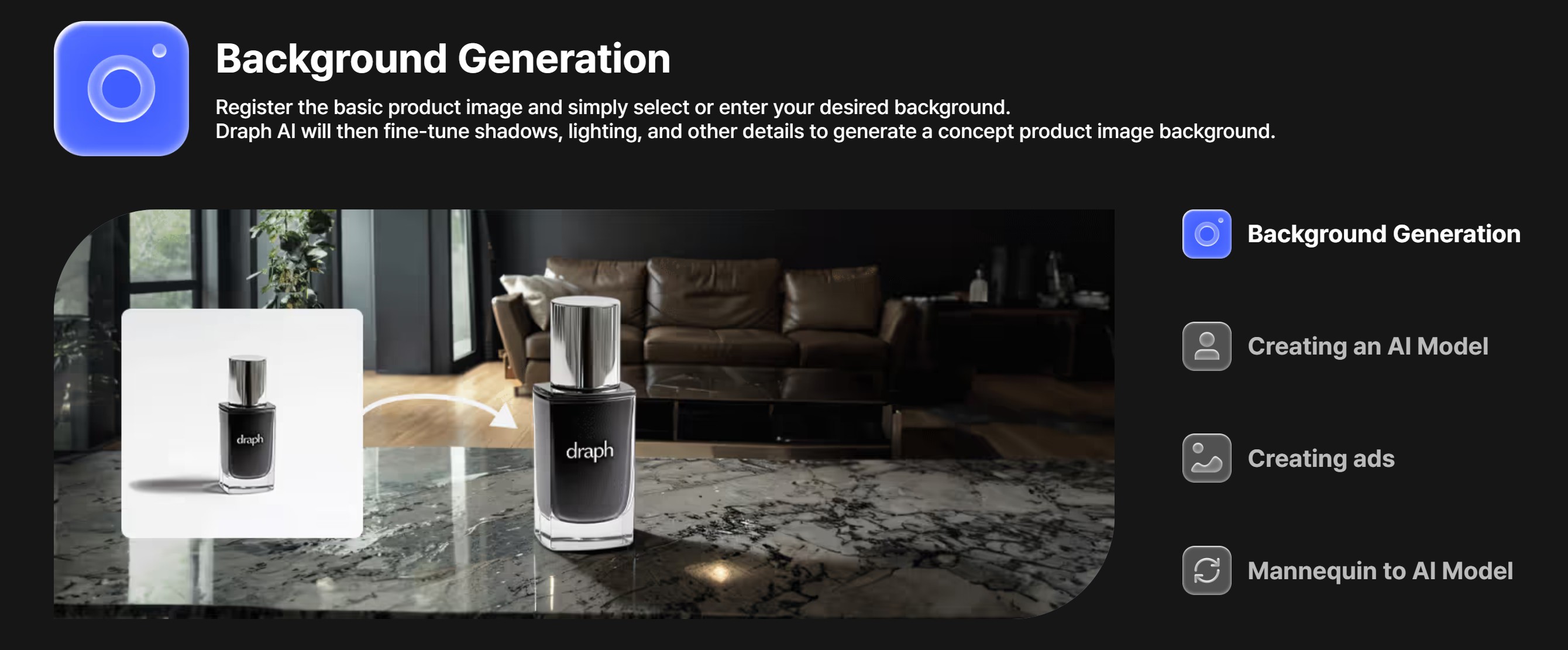AI Image Generation Service 1. Draph Art