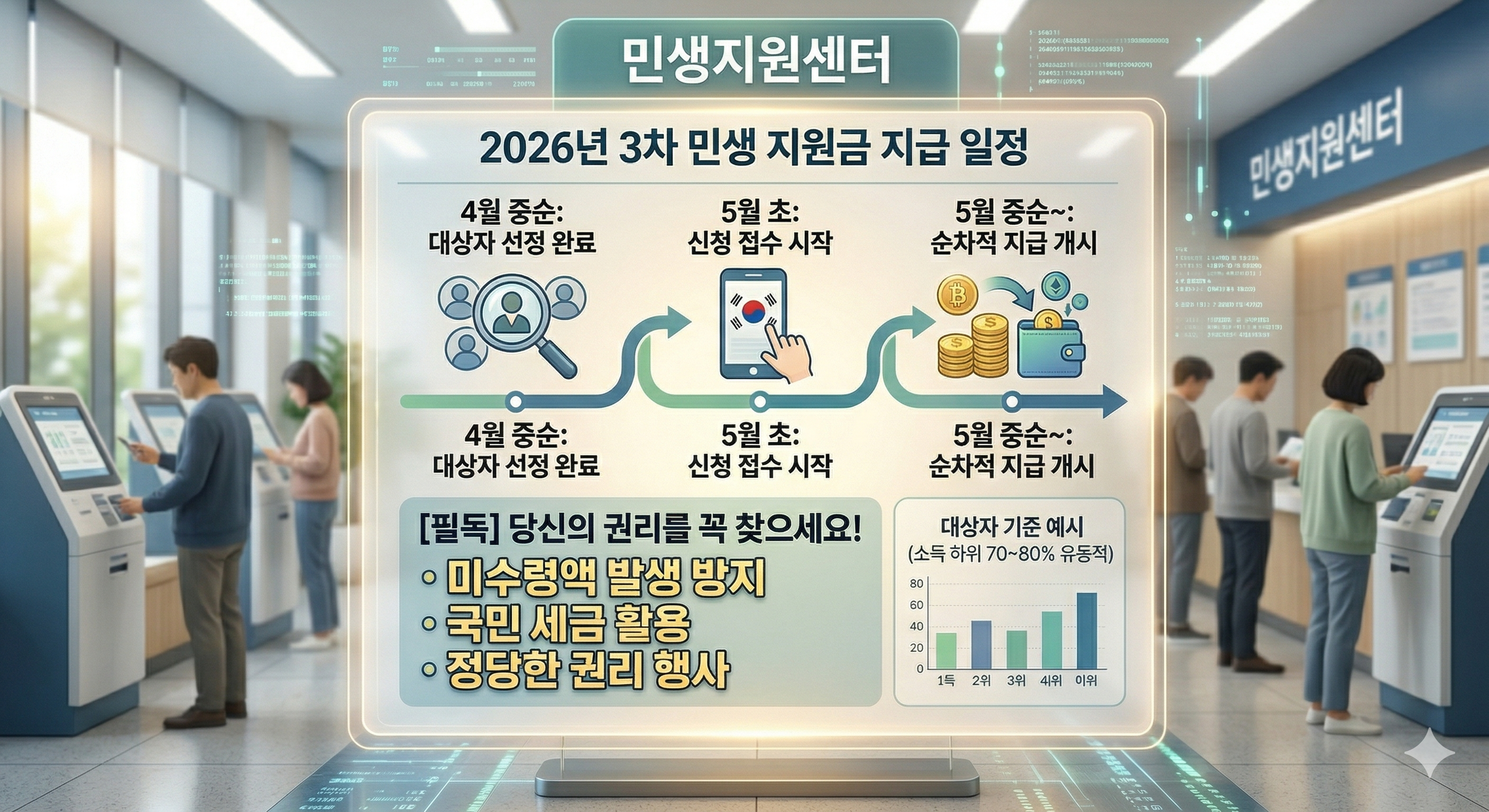 2026년 3차 민생 지원금 지급 일정 및 신청 가이드