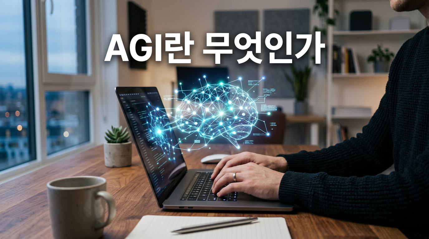 AGI 인공일반지능 개념을 보여주는 사진