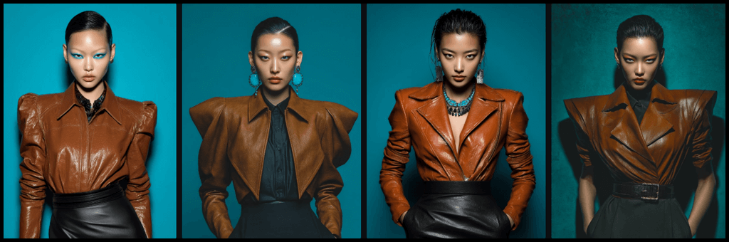 Hyperrealistic 스타일 젊은 한국 여성의 패션 에디토리얼 이미지_Midjourney