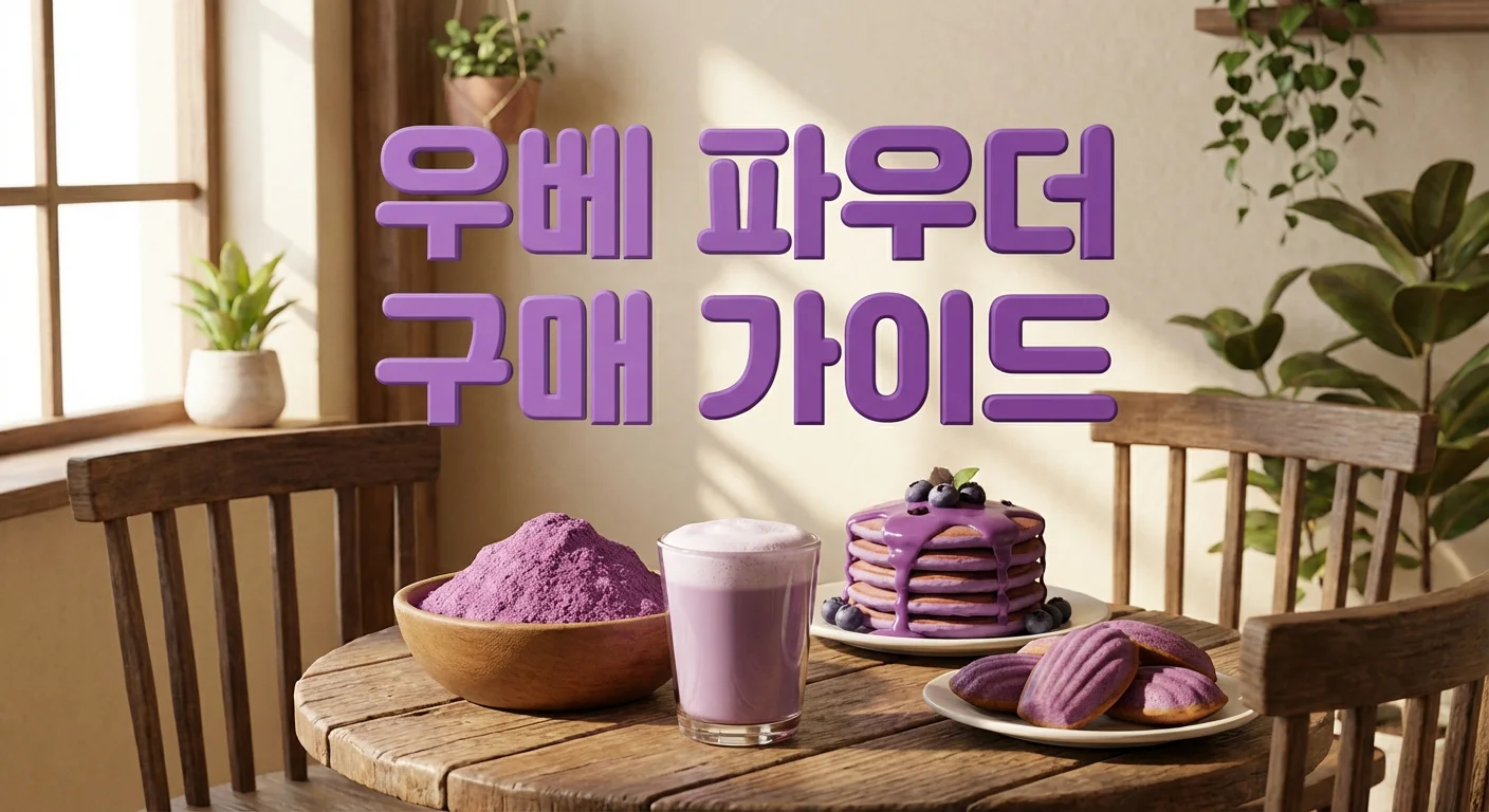 우베 파우더 완전정복 &ndash; 카페&middot;홈베이킹용 구매 가이드 &amp; 추천 활용법