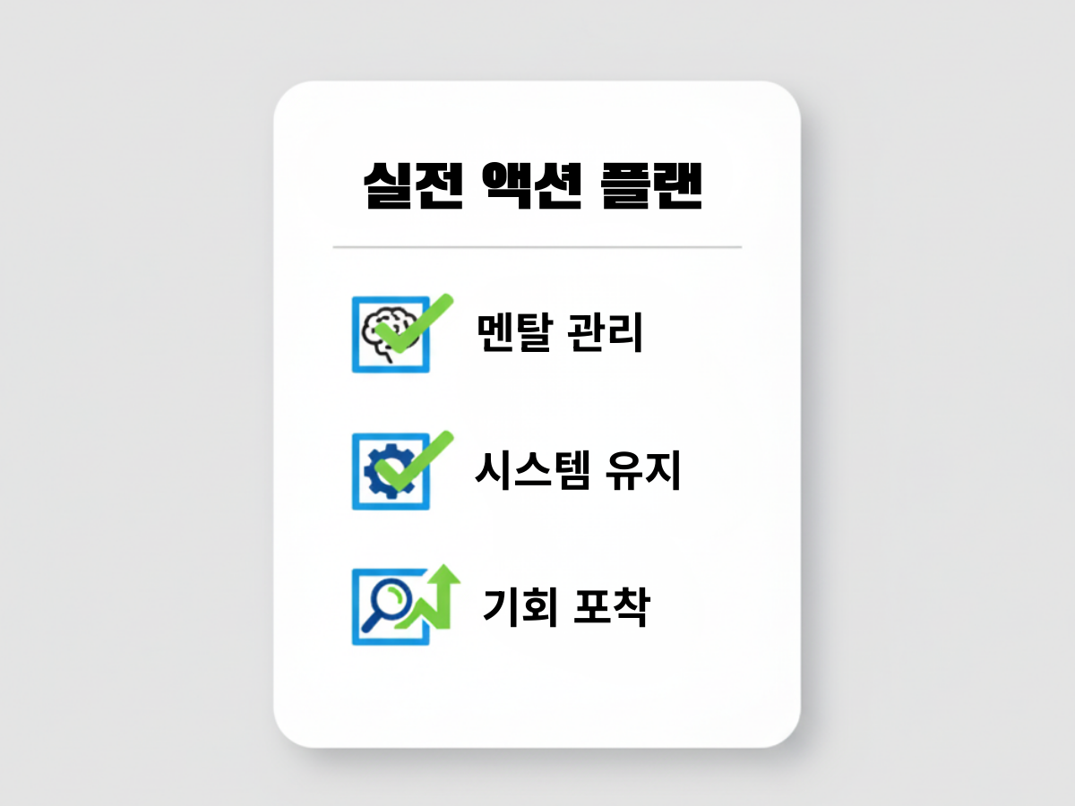 하락장을 위한 당신의 '실전 액션 플랜'