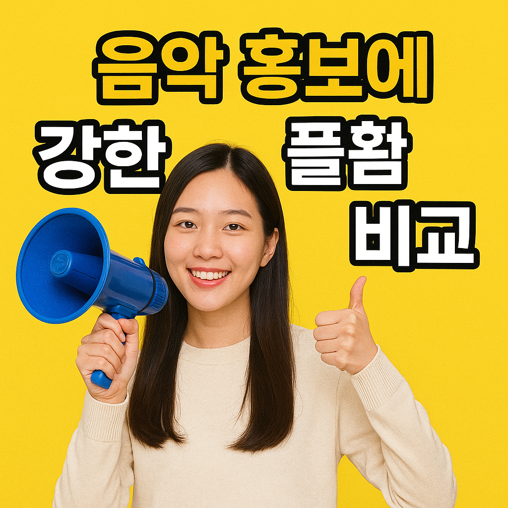 음악 홍보에 강한 플랫폼 비교