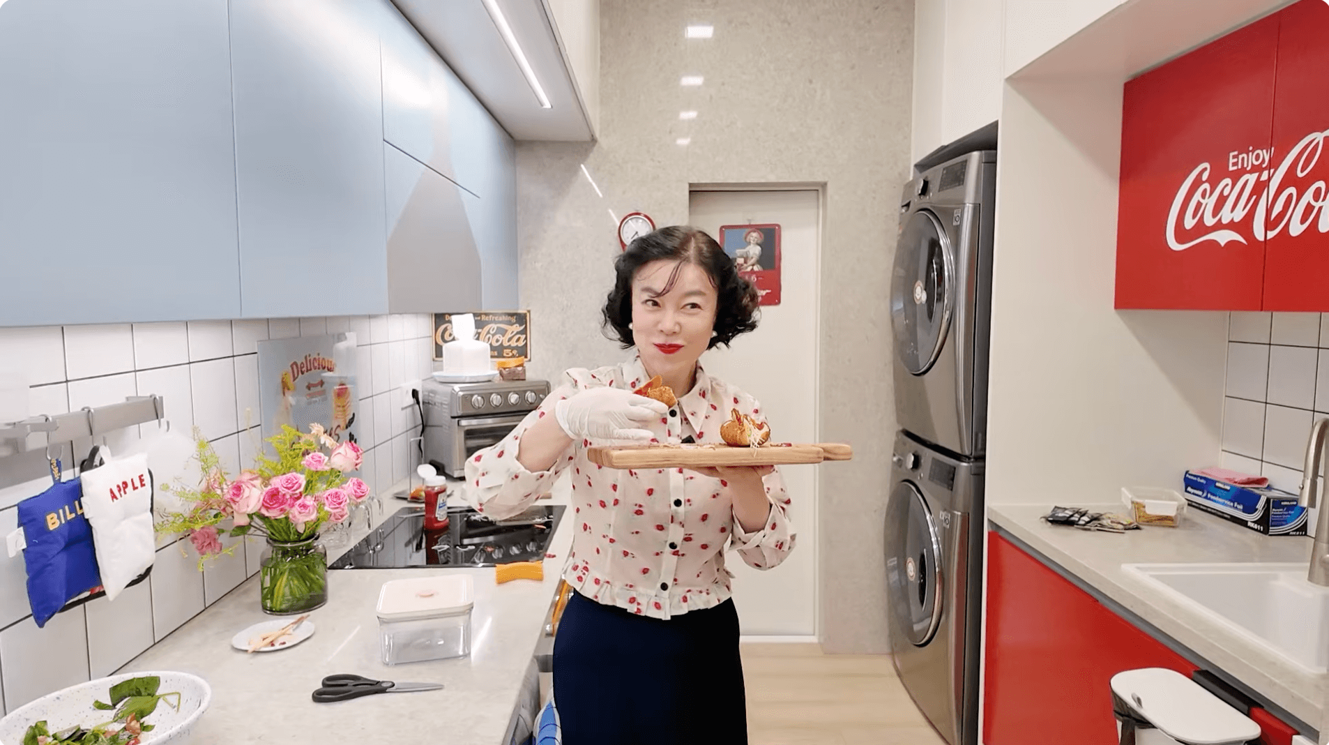 최화정 핫도그 사라다빵