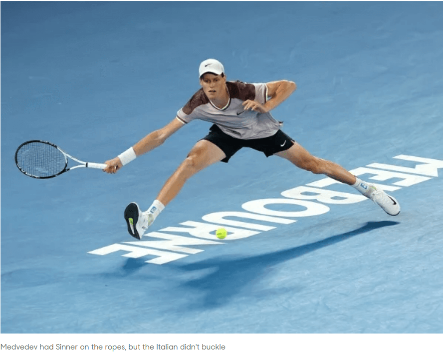 2024 호주 오픈 테니스 대회 결승전 메드베데프와 시너 우승자상금