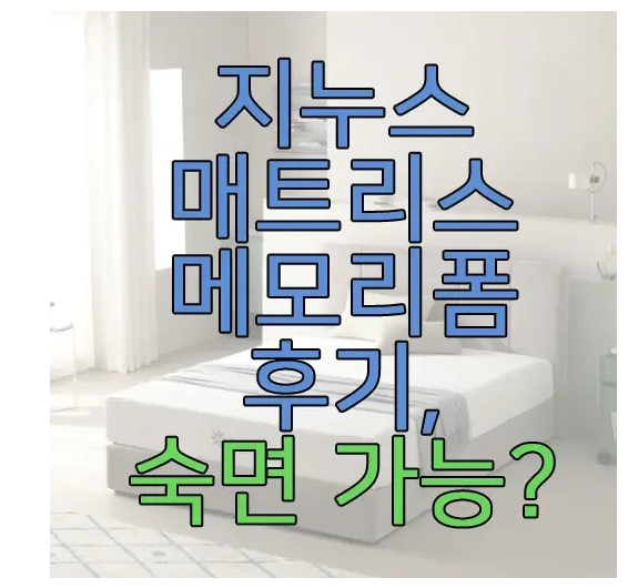 지누스 매트리스에 관한 글 보러 가기 링크 사진