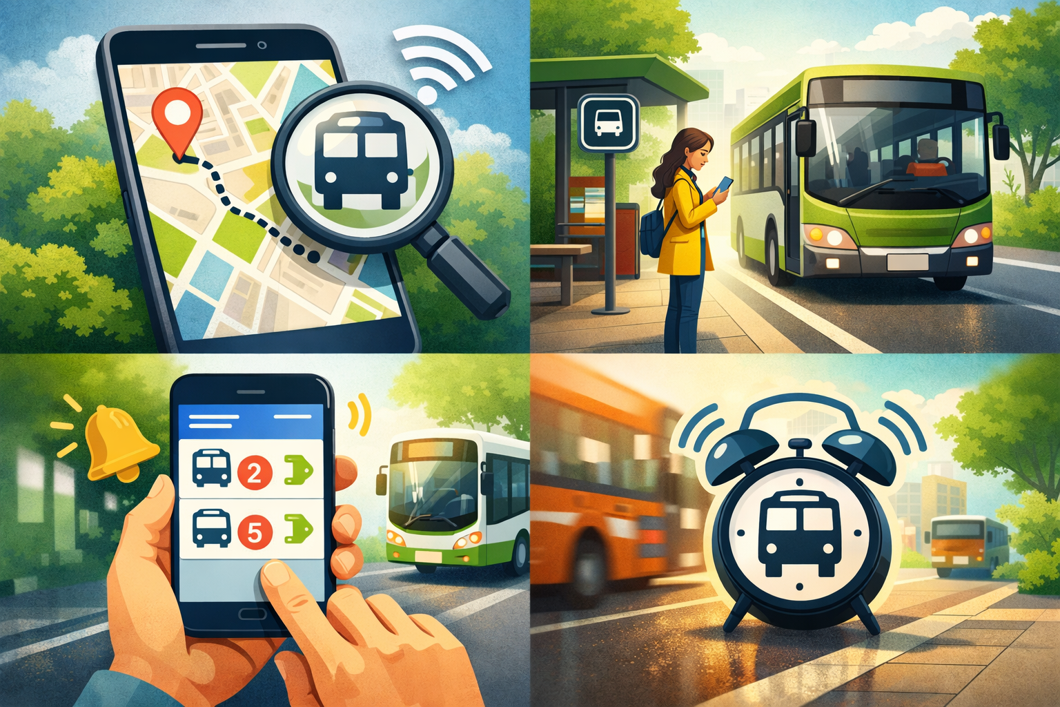 버스 도착 알림 정보 앱 설치방법 총정리｜어플 다운로드부터 알림 설정까지 관련 사진