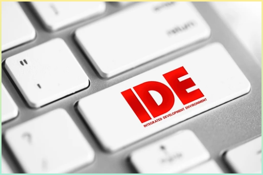 IDE - 통합 개발 환경 - 소프트웨어 개발을 위해 컴퓨터 프로그래머에게 종합적인 시설을 제공하는 소프트웨어 응용 프로그램, 키보드의 약어 개념 단추
