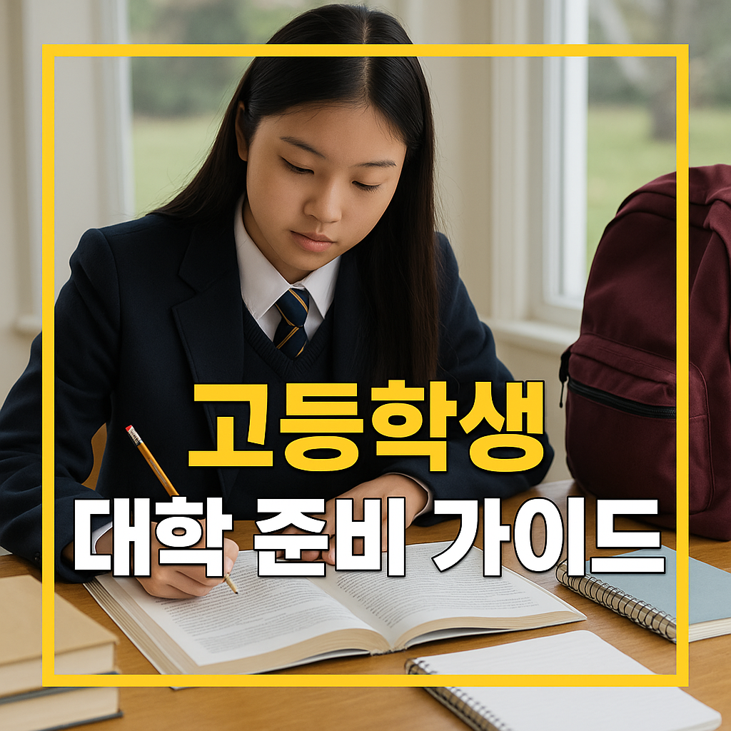 고등학생 대학 준비 가이드