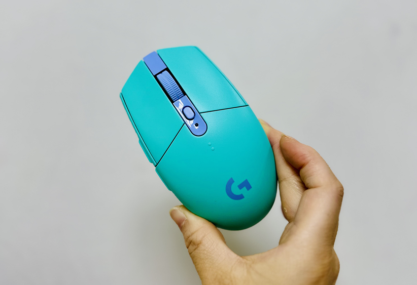 로지텍 G304 무선 마우스 민트 사용 후기 노트북 연결 과정