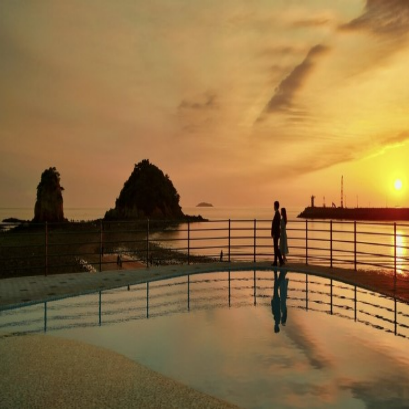 겨울 바다 여행지 추천 겨울 꽃지해수욕장