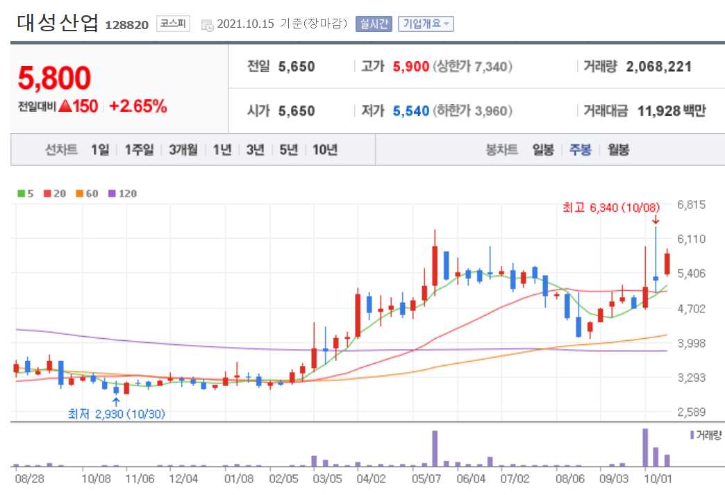 중국 전력난 관련주 대장주
