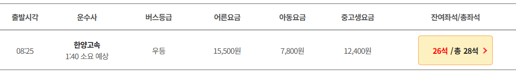 내포 김포공항 리무진 버스 시간표 요금 예약 방법 (예산)