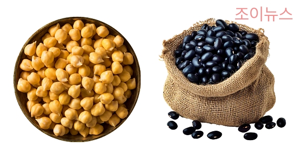 병아리콩, 검은콩