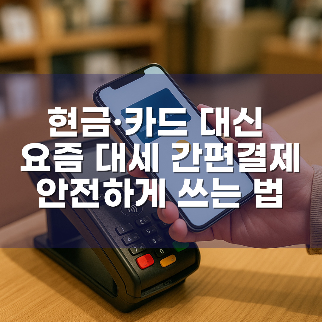 현금&middot;카드 대신 요즘 대세 간편결제, 안전하게 쓰는 법
