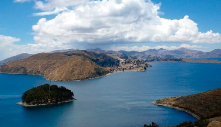 티티카카 호수 사진