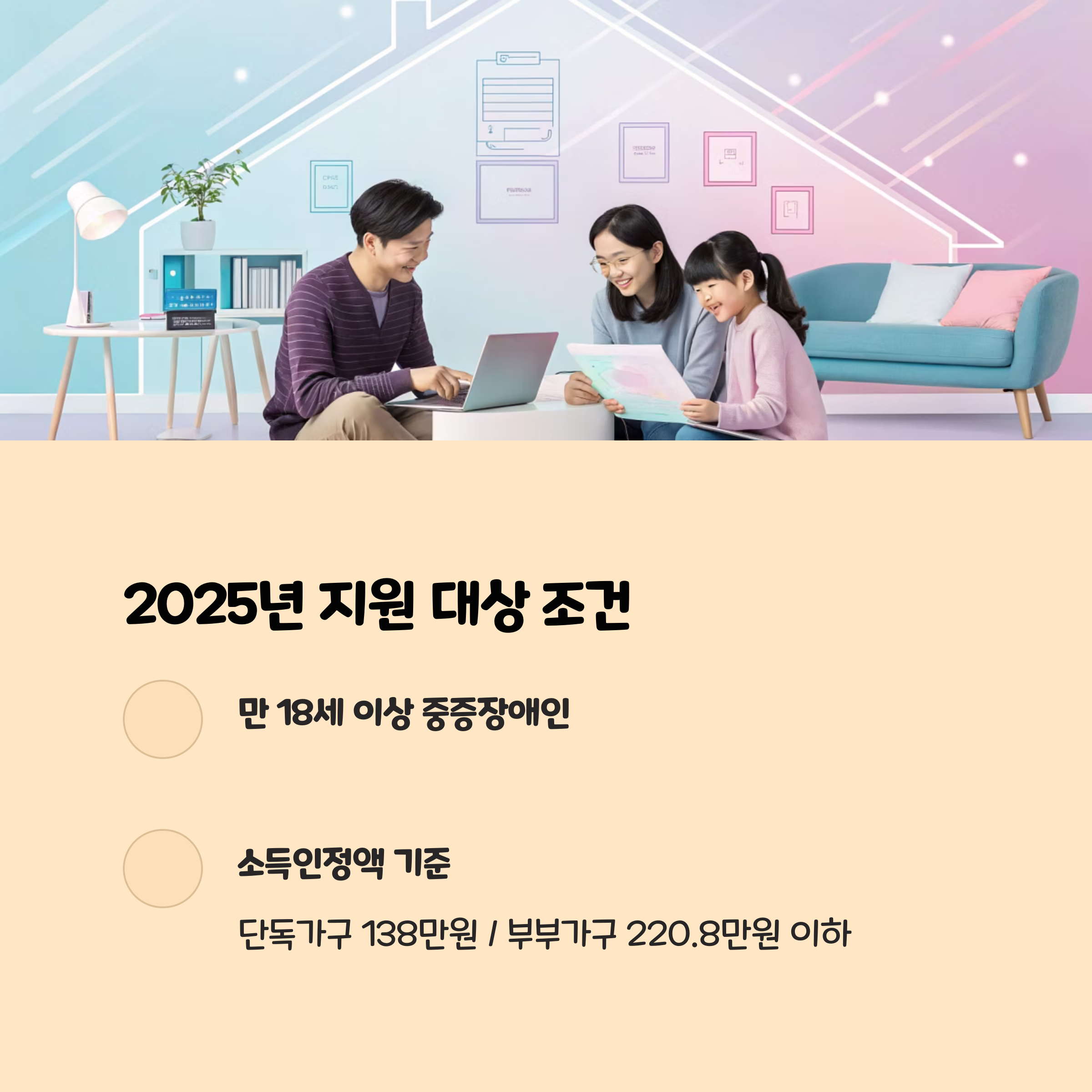 2025년 연금 지원 대상 조건