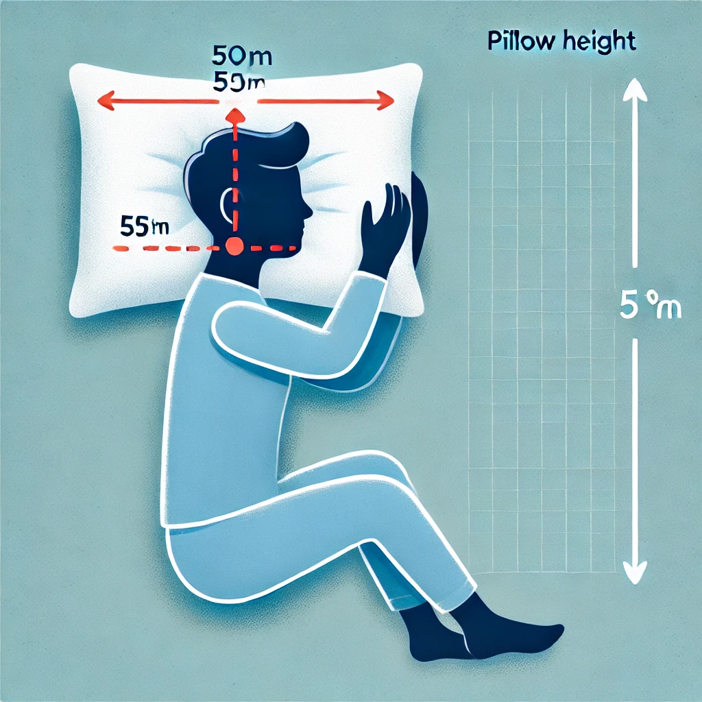 적절한 베개 높이