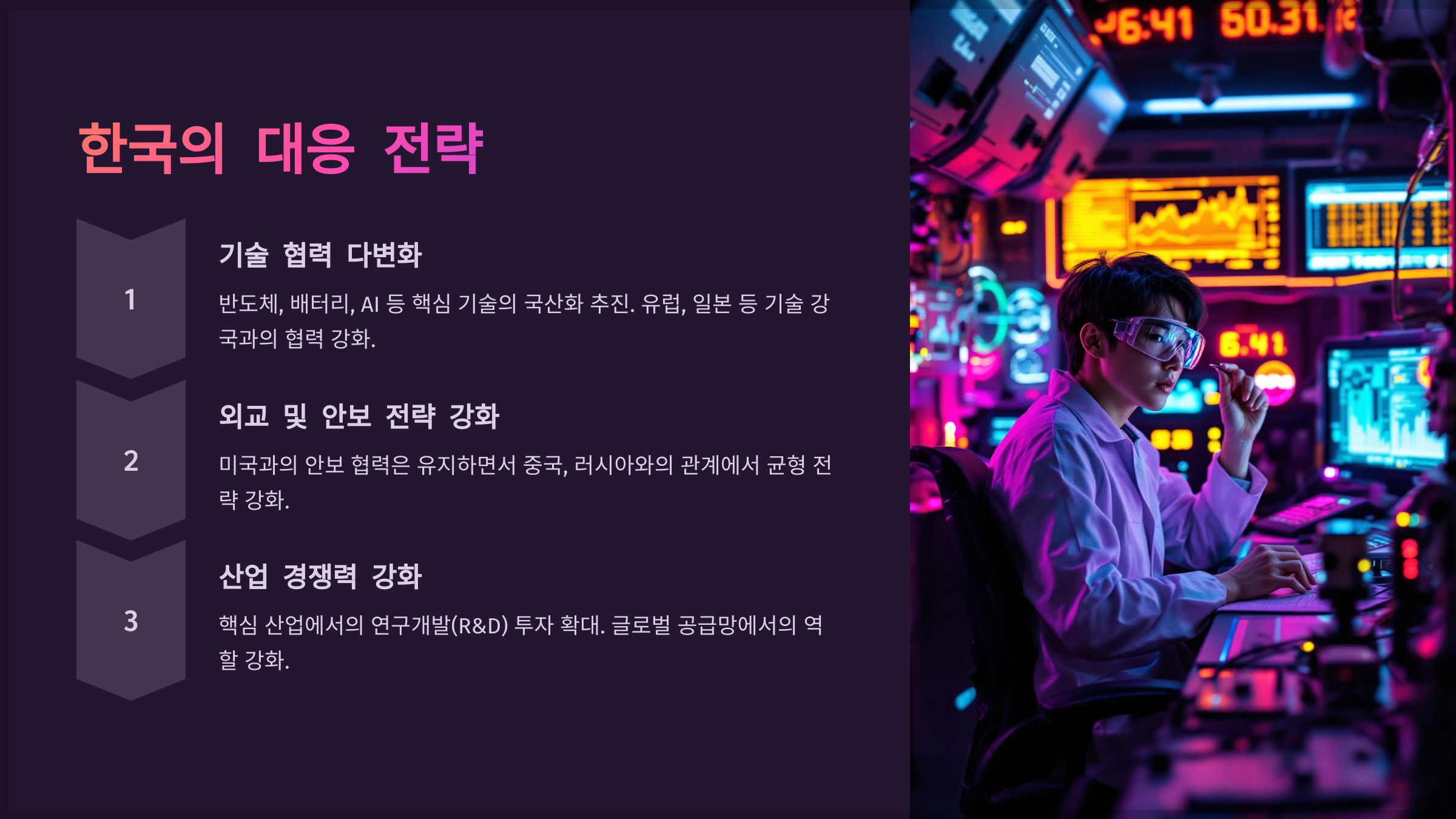 한국의 대응 전략