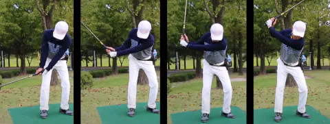 파크골프 백스윙부터 스윙까지