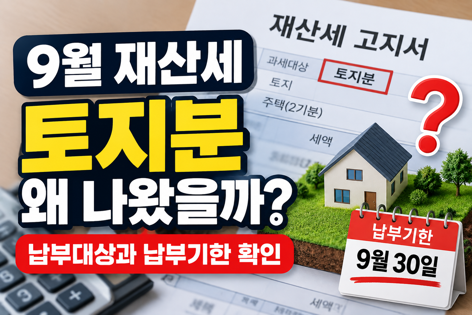 9월 재산세 토지분