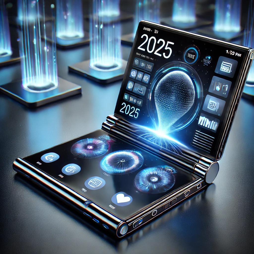 미래형 폴더블 스마트폰의 혁신적인 디자인