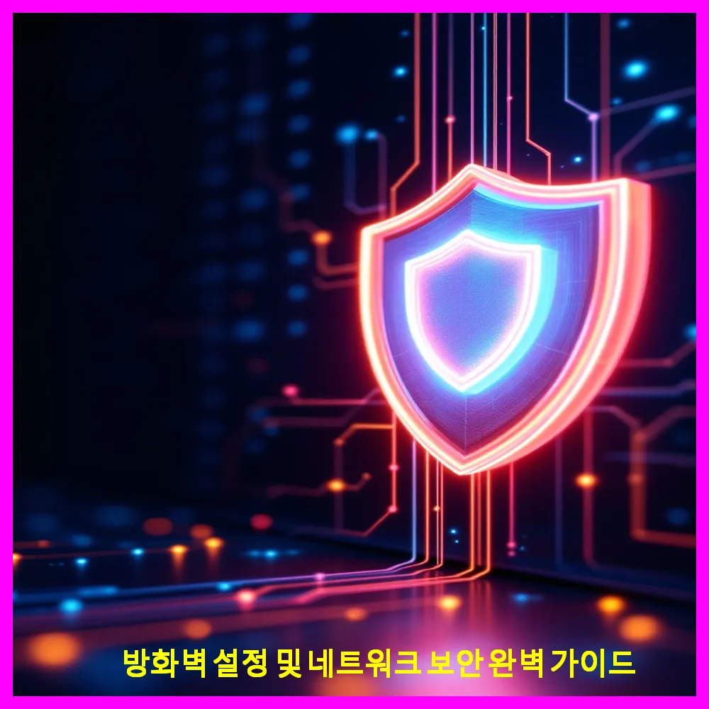 방화벽 설정 및 네트워크 보안 완벽 가이드