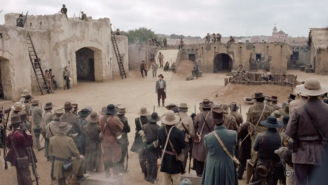 19세기 전투에 사용된 요새의 내부 구조