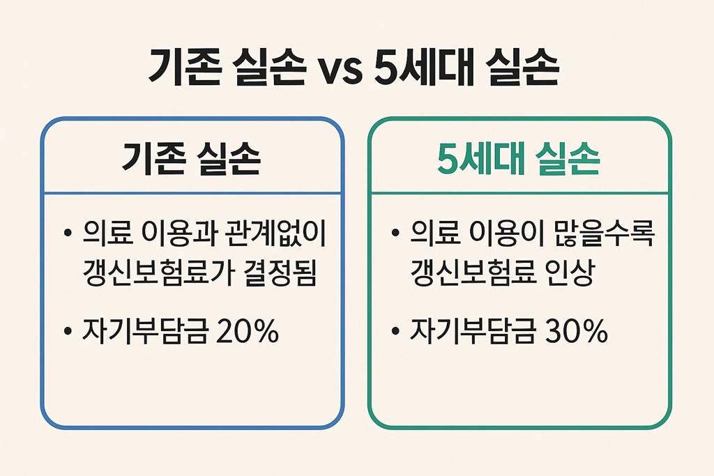 기존-실손-VS-5세대-실손